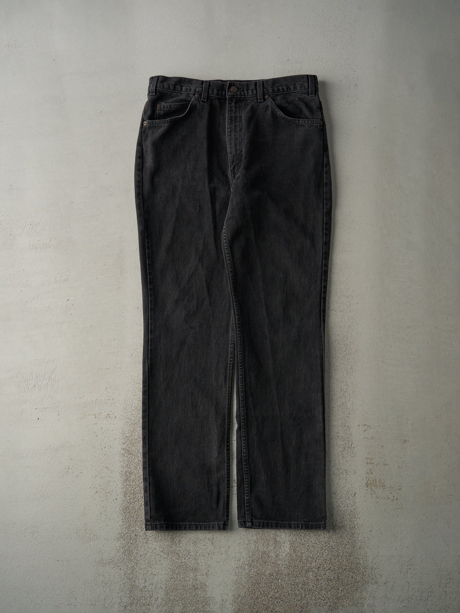 Vintage 90s Black Levi's Orange Tab Denim Pants (34x34)