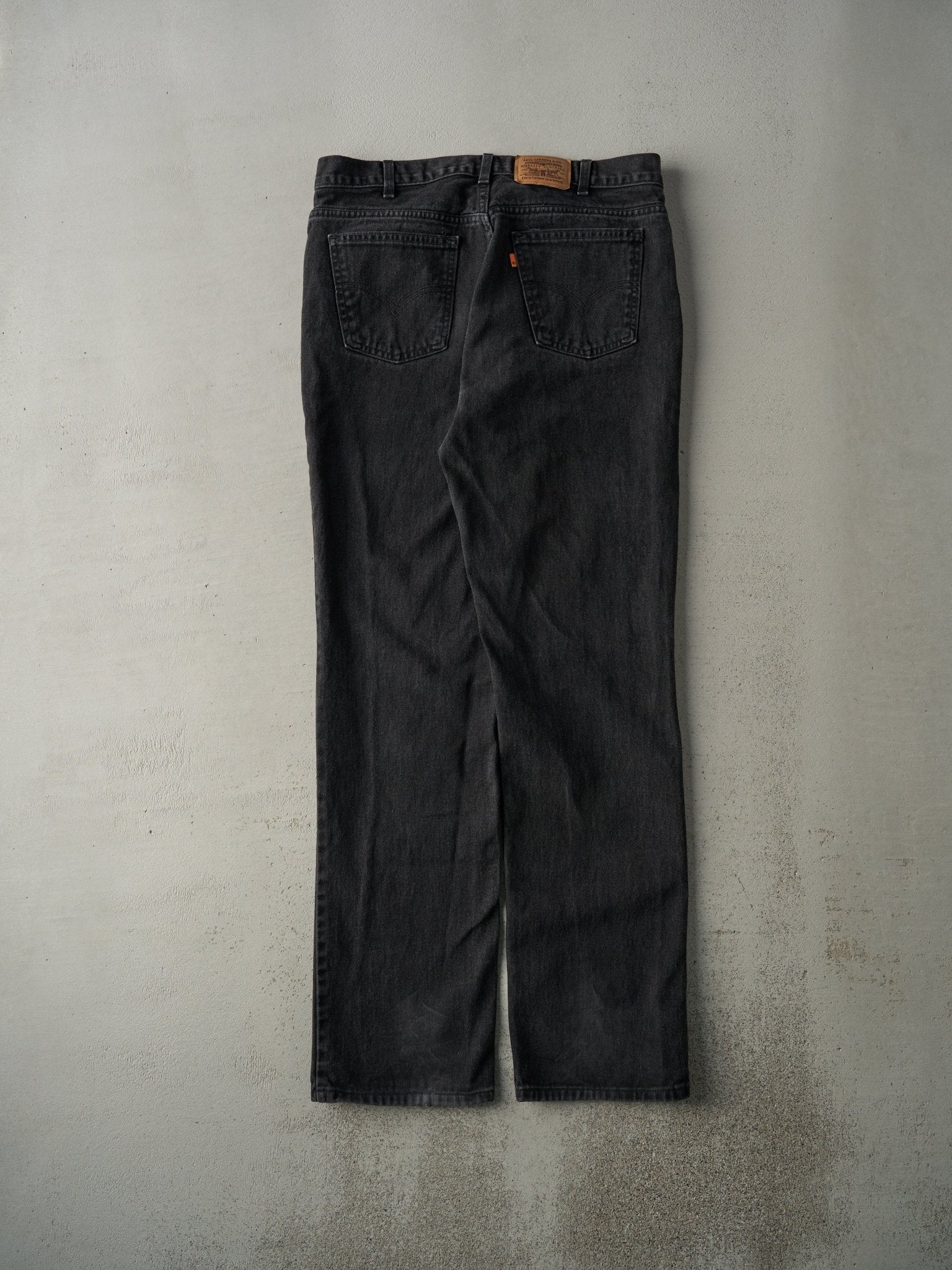 Vintage 90s Black Levi's Orange Tab Denim Pants (34x34)