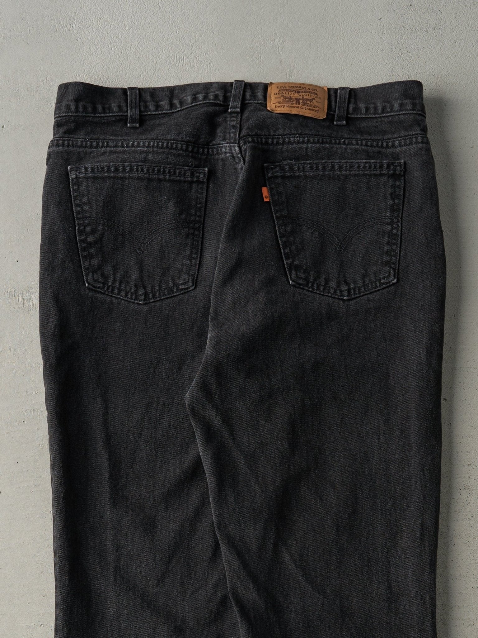 Vintage 90s Black Levi's Orange Tab Denim Pants (34x34)