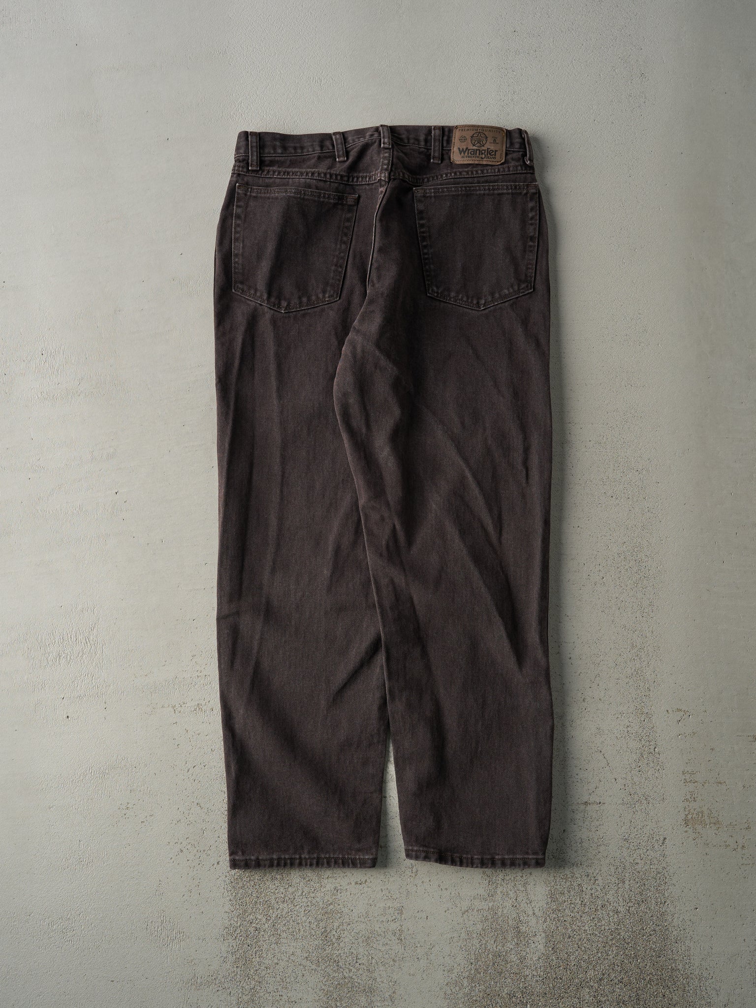 Vintage 90s Chocolate Brown Wrangler Denim Pants (32x29.5)