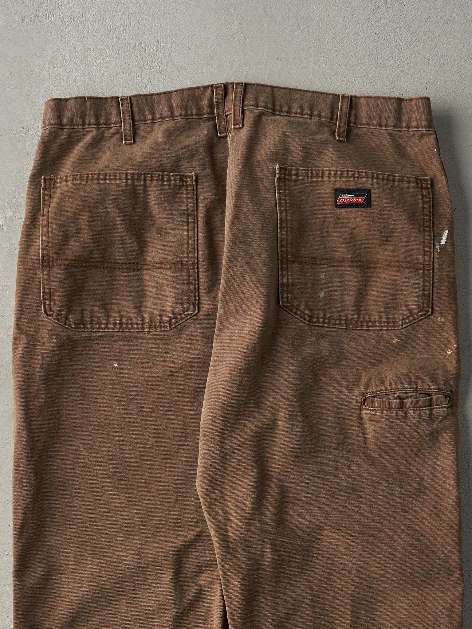 Vintage Y2K Faded Brown Dickies Work Pants (37x29.5)