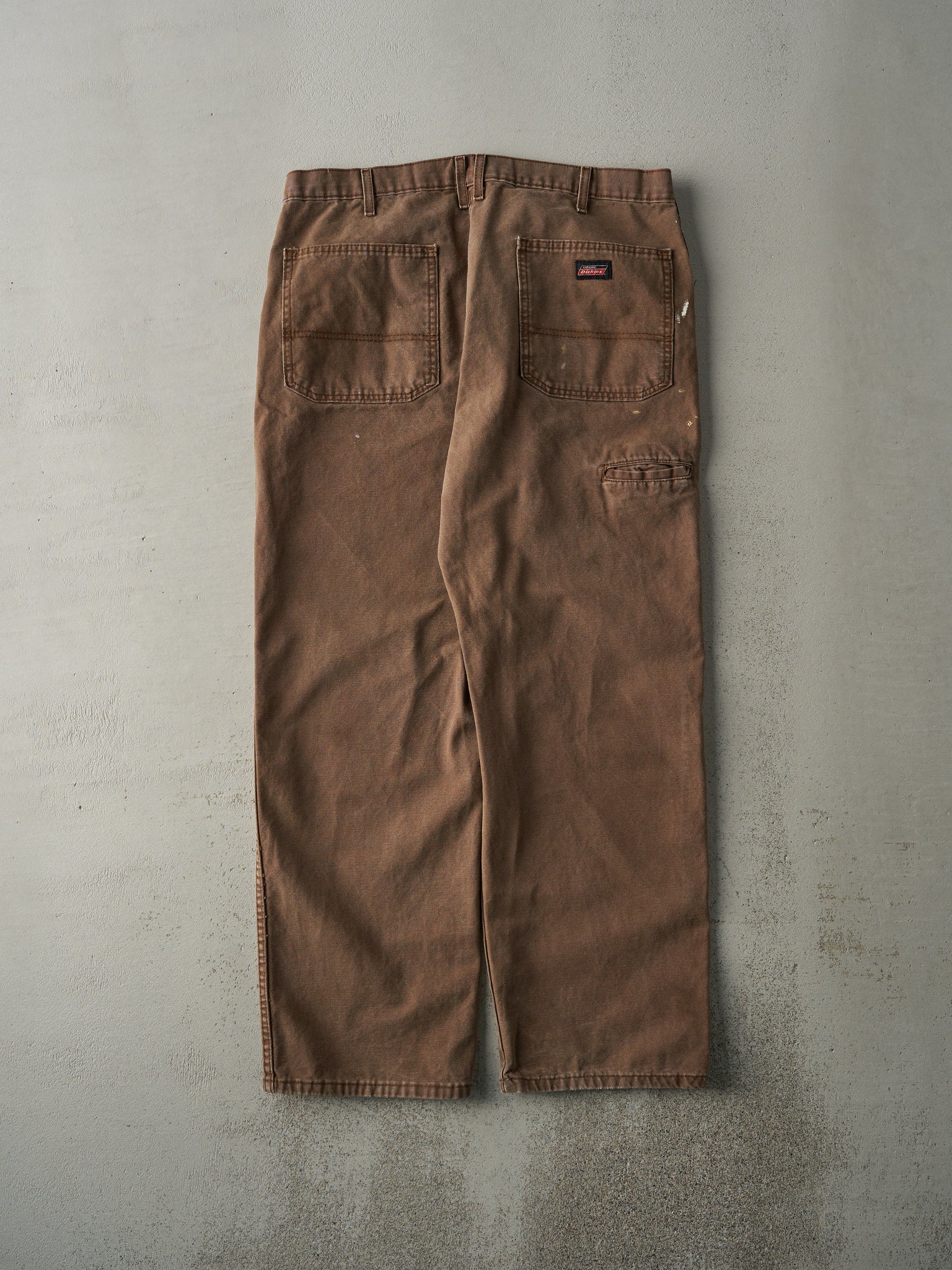 Vintage Y2K Faded Brown Dickies Work Pants (37x29.5)