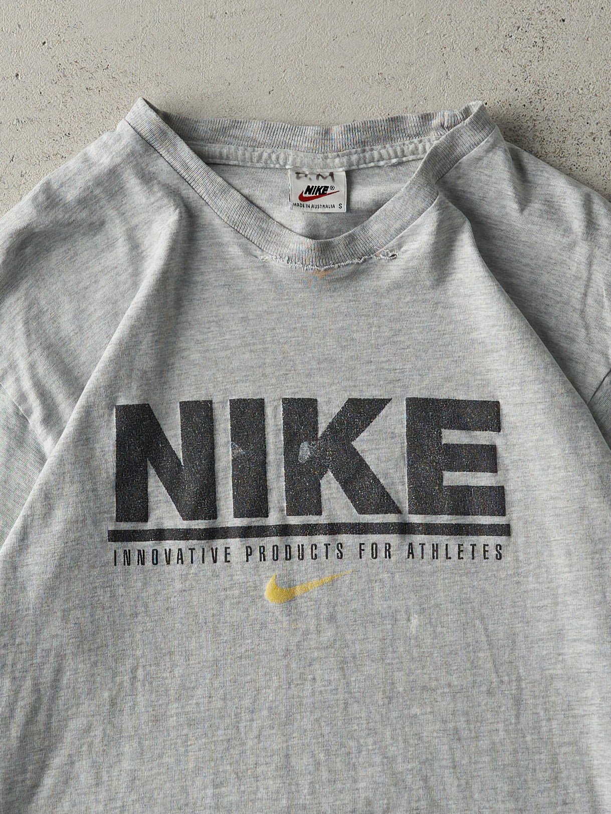 Vintage 90s Grey Nike Brand Tee (S/M)