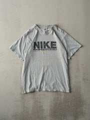 Vintage 90s Grey Nike Brand Tee (S/M)