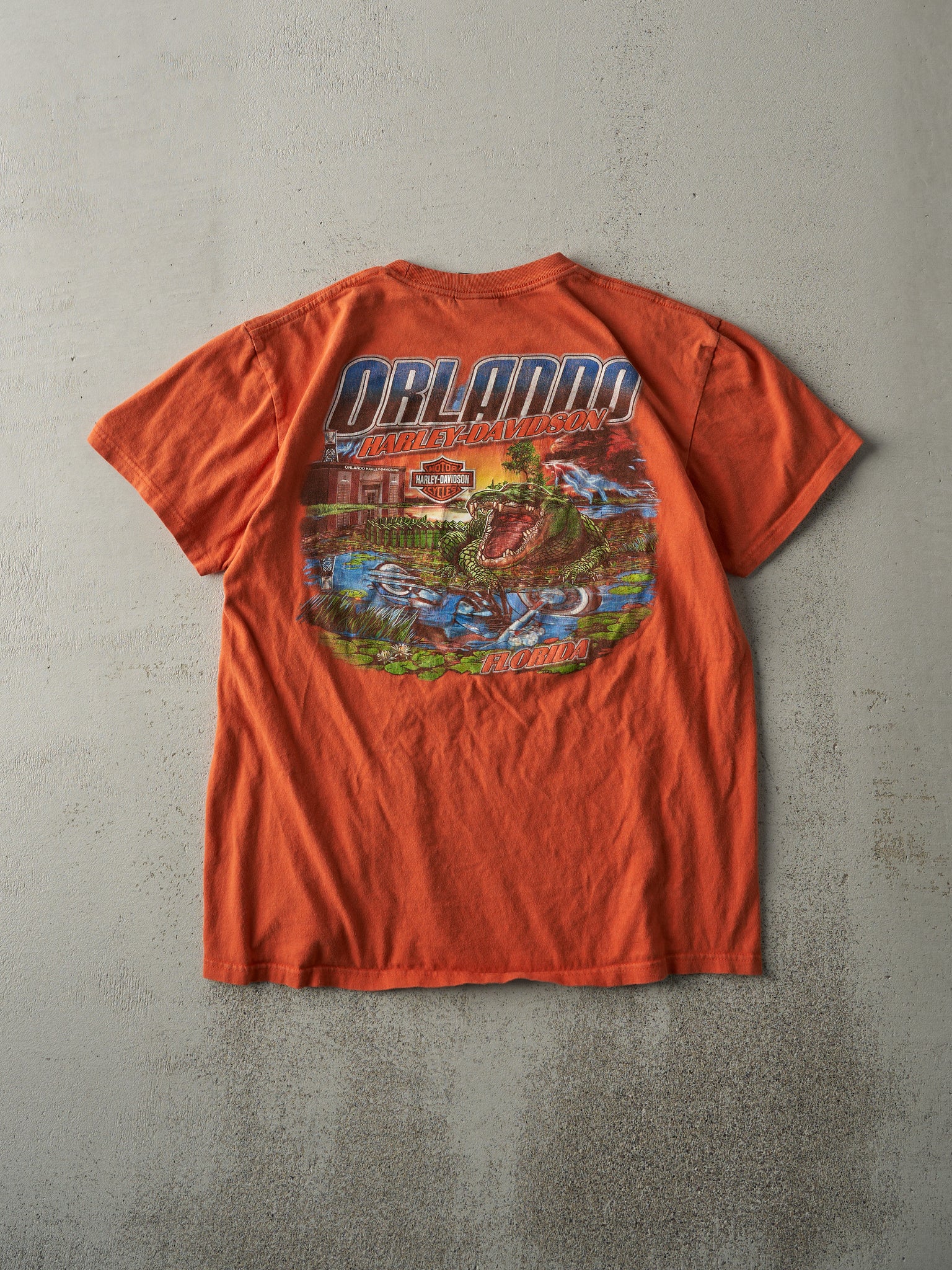 14' Orange Orlando Florida Harley Davidson Tee (M)