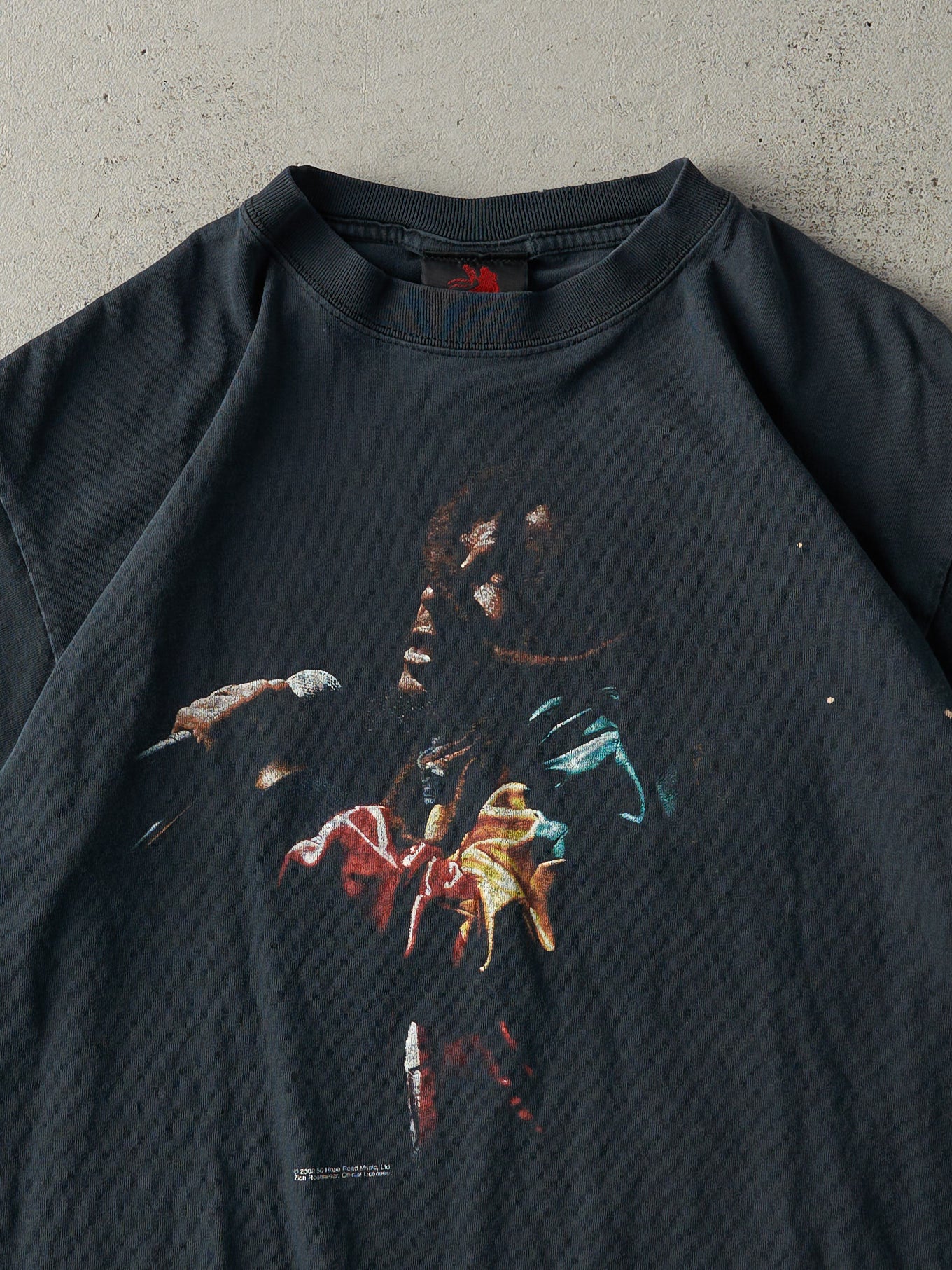 Vintage 02' Faded Black Bob Marley Tee (M)