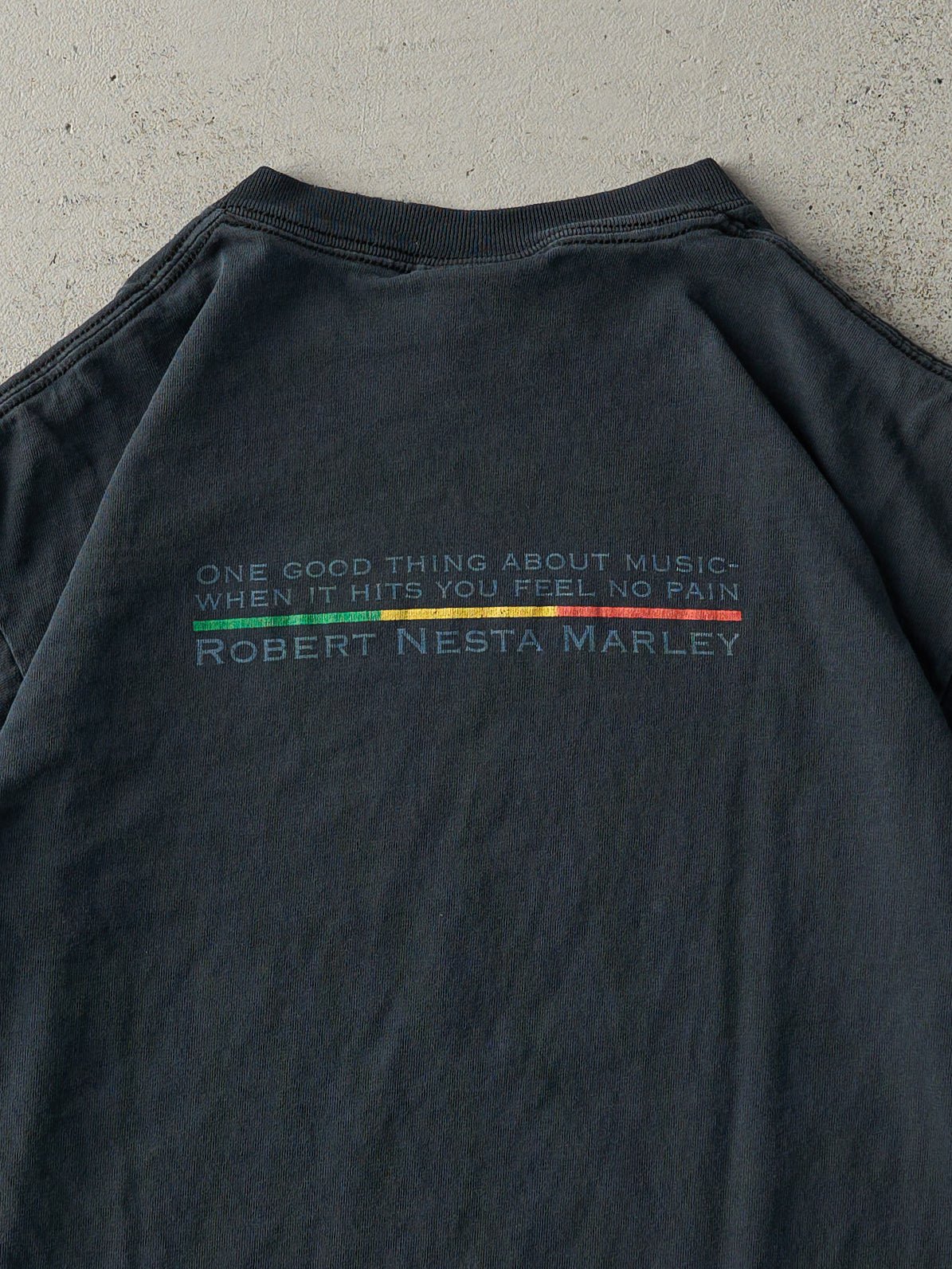 Vintage 02' Faded Black Bob Marley Tee (M)