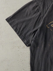 Vintage 90s Faded Black Boston Bruins Tee (L)