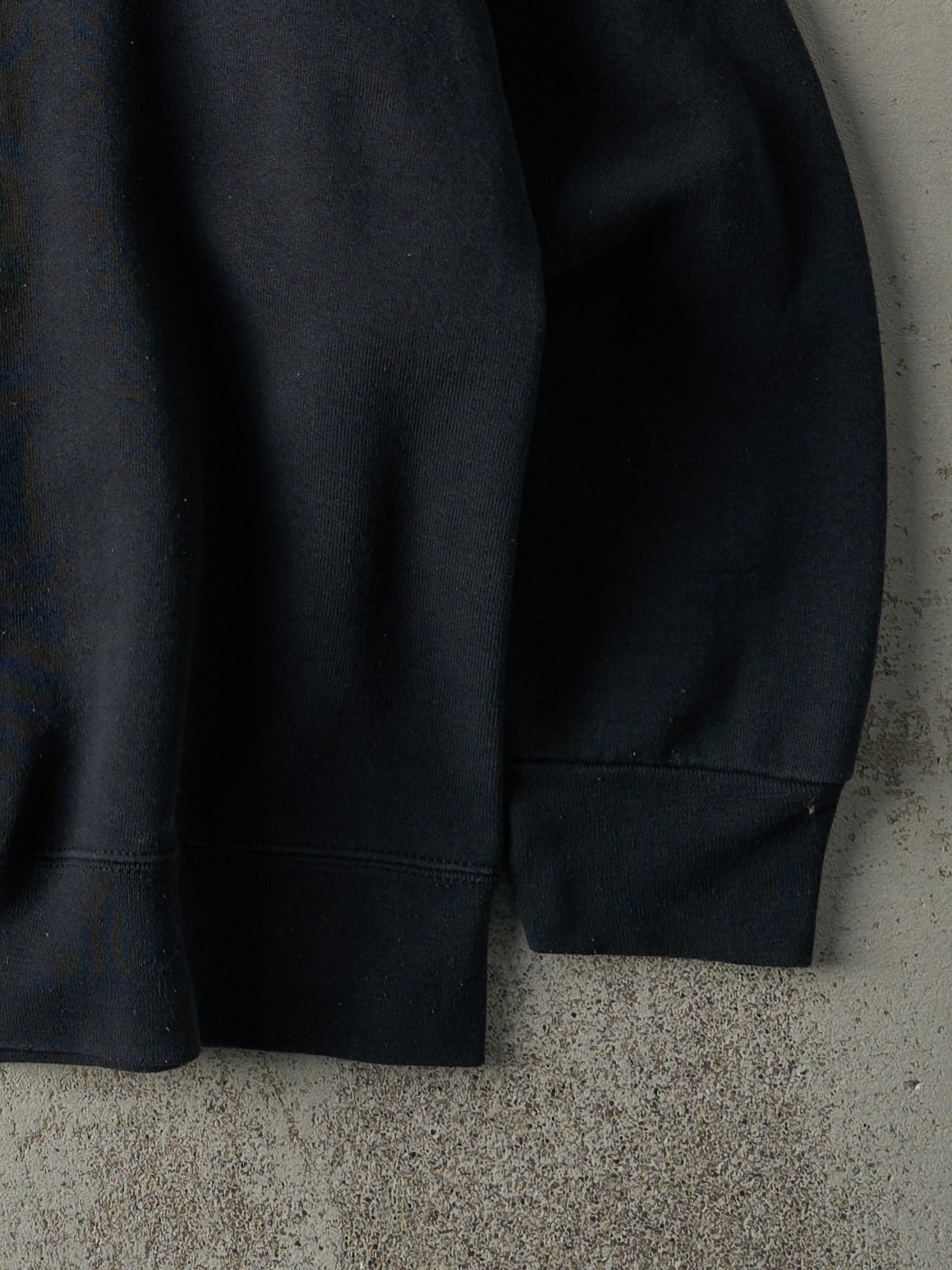 Vintage 90s Faded Black Blank Crewneck (L)