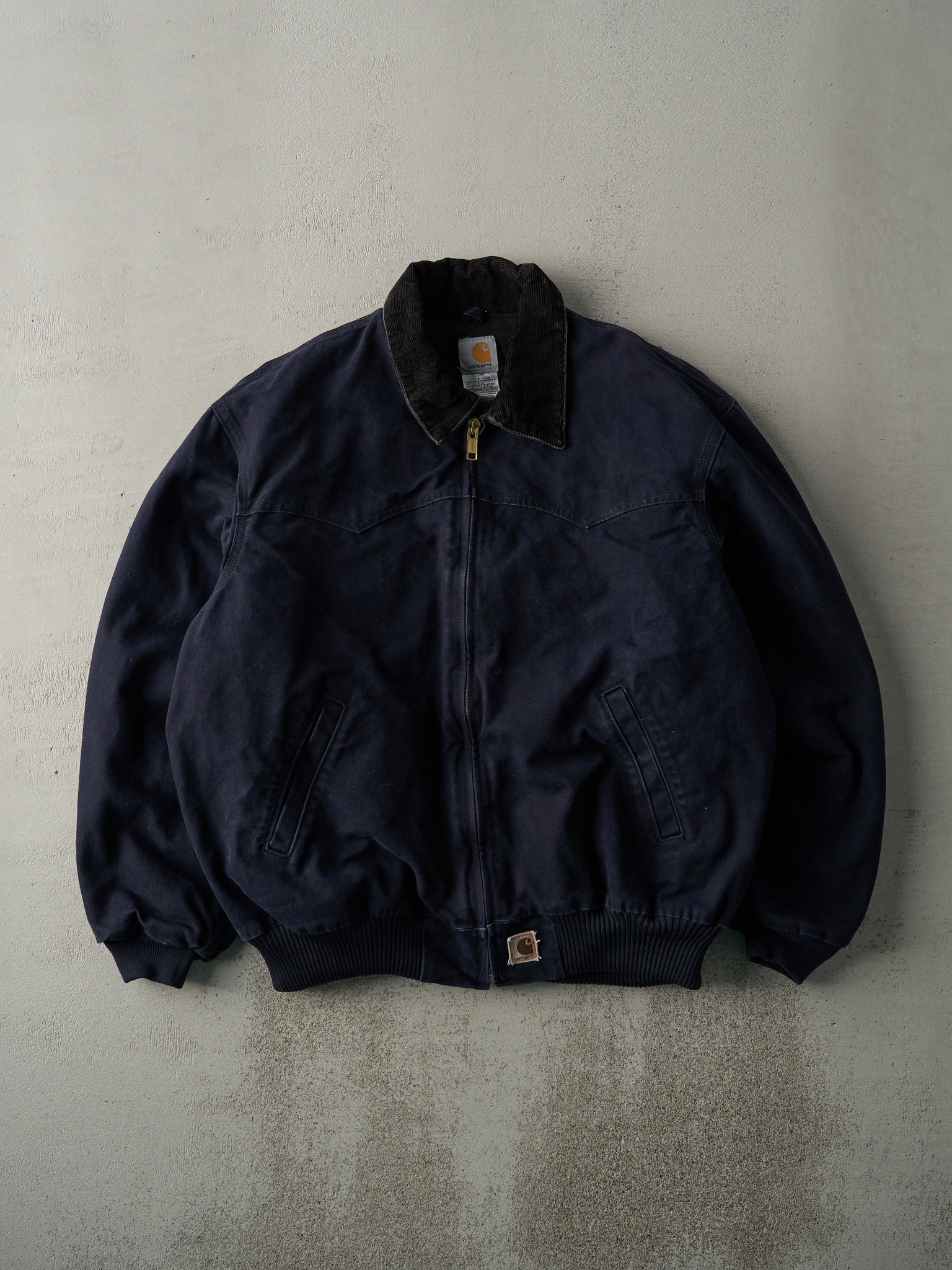 Vintage Y2K Navy Blue Carhartt Santa Fe Jacket (XL/XXL)