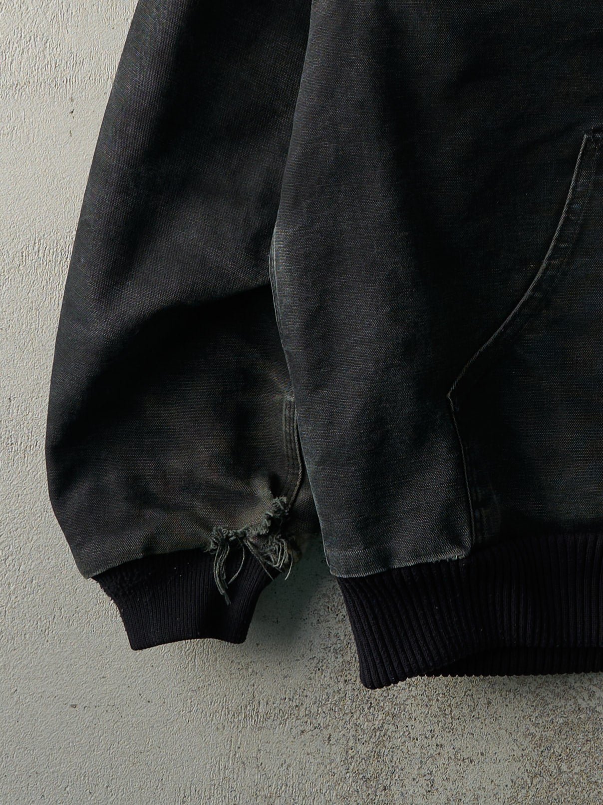 Vintage 90s Black Carhartt Hooded Jacket (M/L)