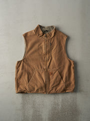 Vintage Y2K Camel Carhartt Sherpa Lined Vest (M/L)