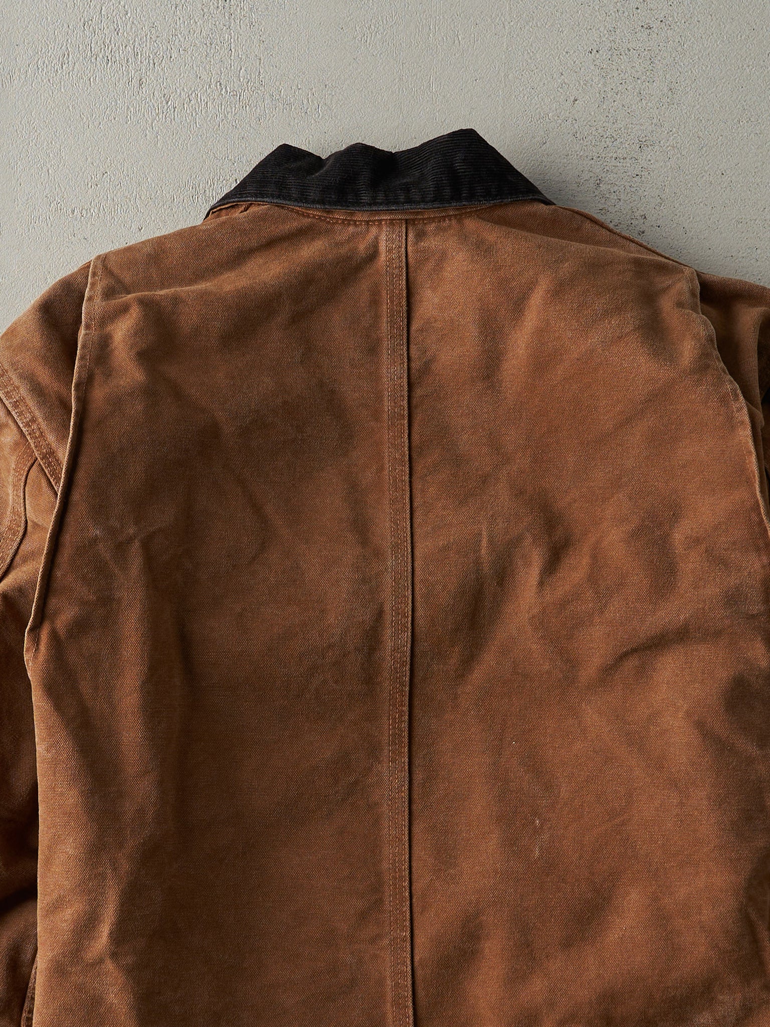Vintage Y2K Brown Embroidered Carhartt Chore Jacket (L)