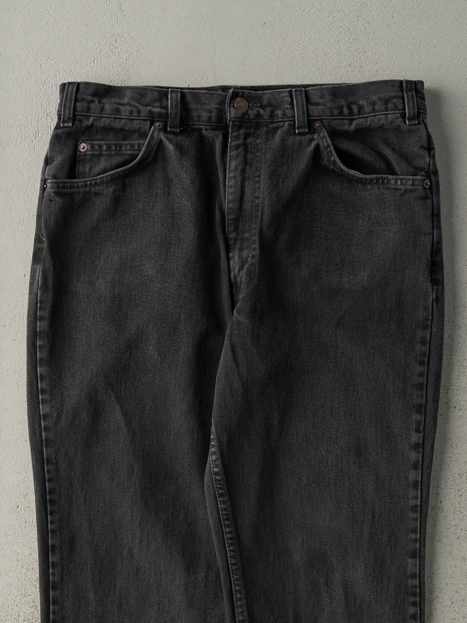 Vintage 90s Faded Black Levi's Orange Tab Denim Pants (34x29.5)