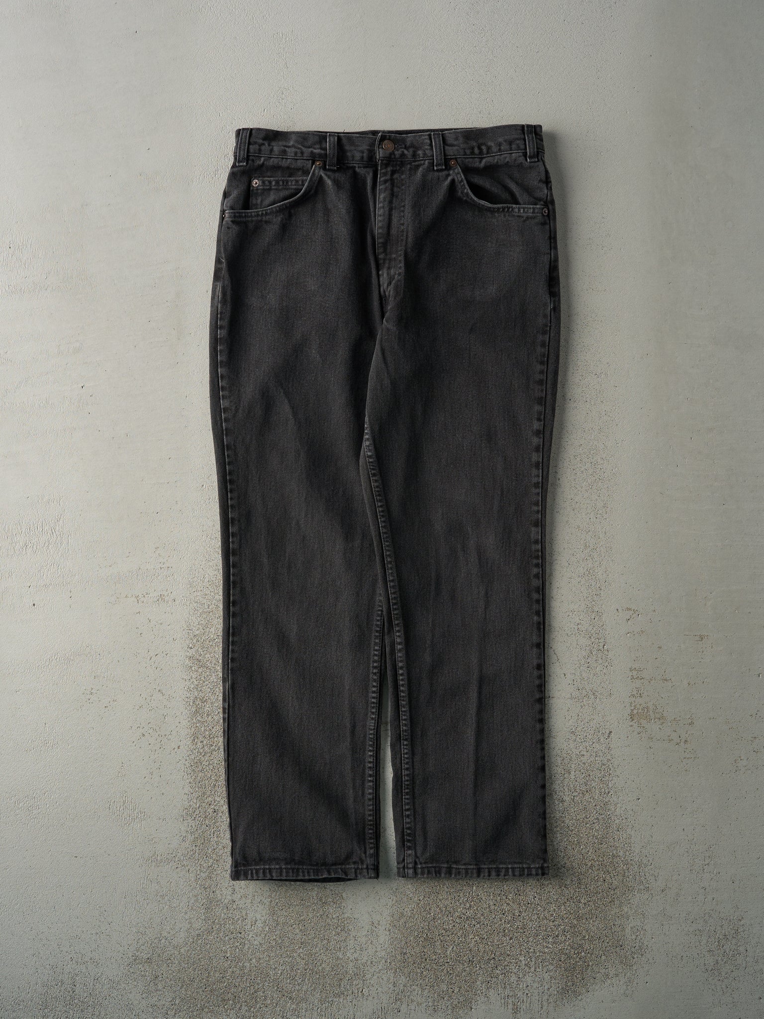 Vintage 90s Faded Black Levi's Orange Tab Denim Pants (34x29.5)