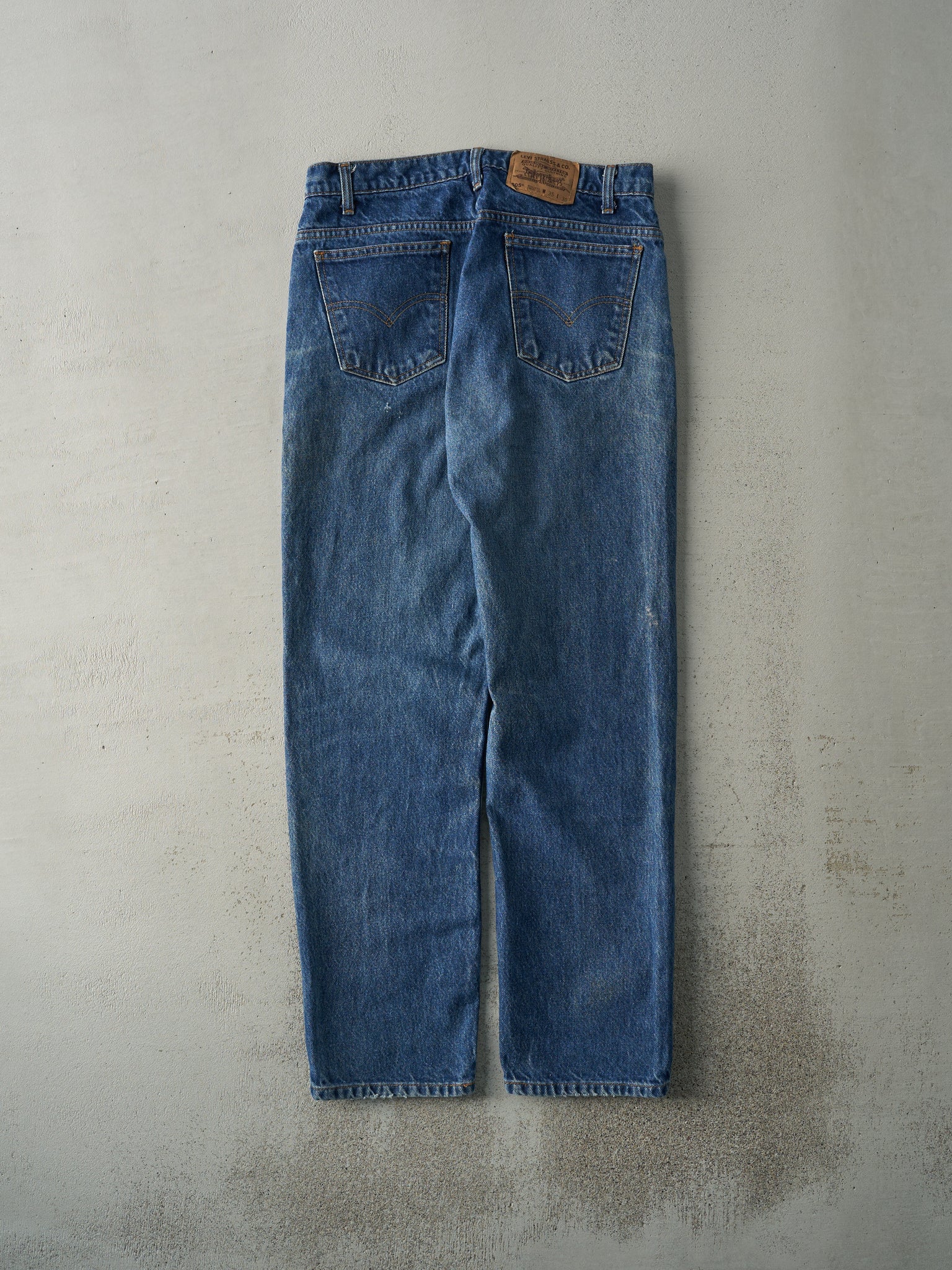 Vintage 80s Mid Wash Levi's 505 Orange Tab Jeans (32x30)