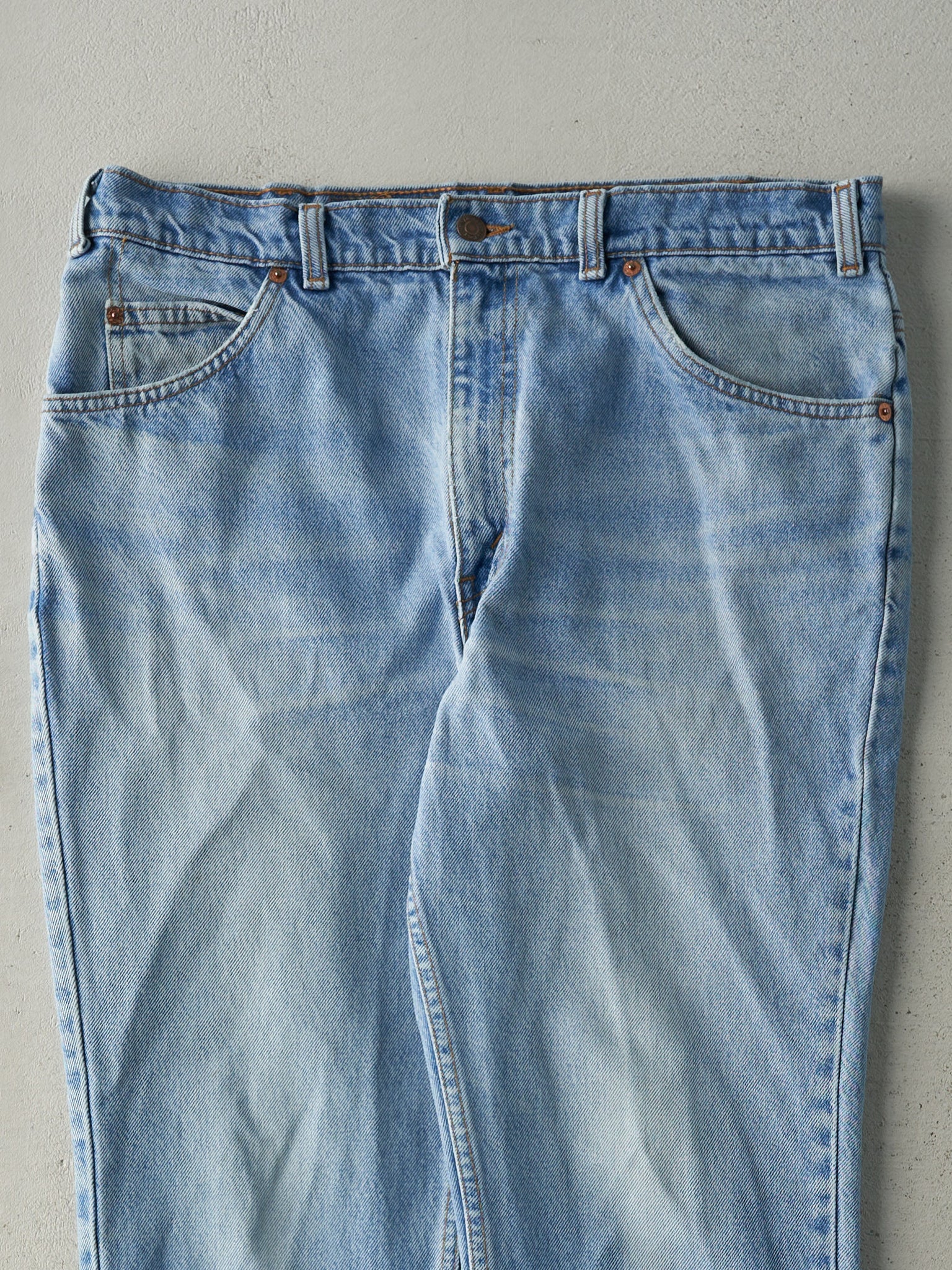 Vintage 80s Light Wash Levi's 631 Orange Tab Jeans (34x30)