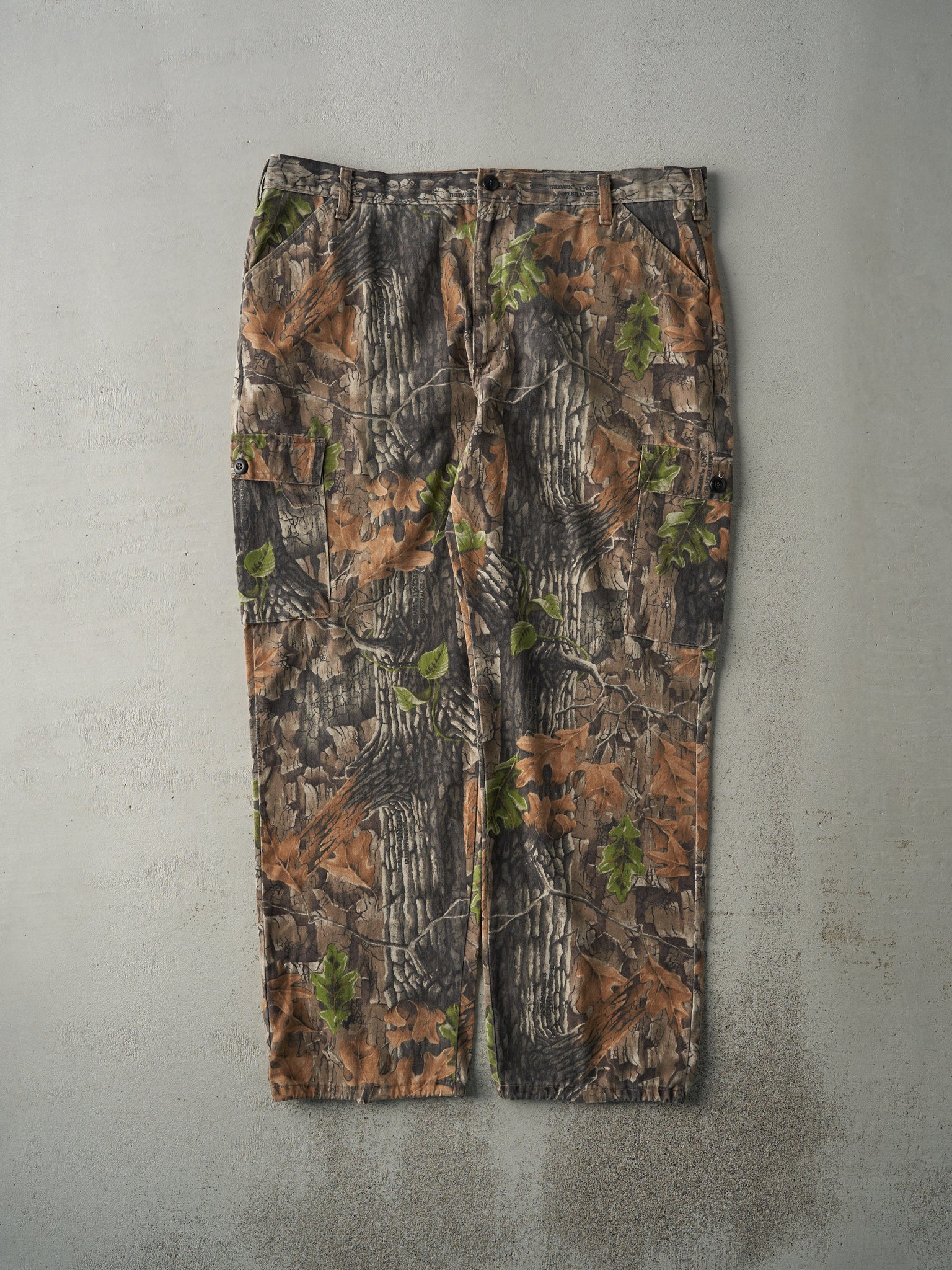 Vintage 90s Camo Lynch x Trebark Camo Cargo Pants (42x31.5)