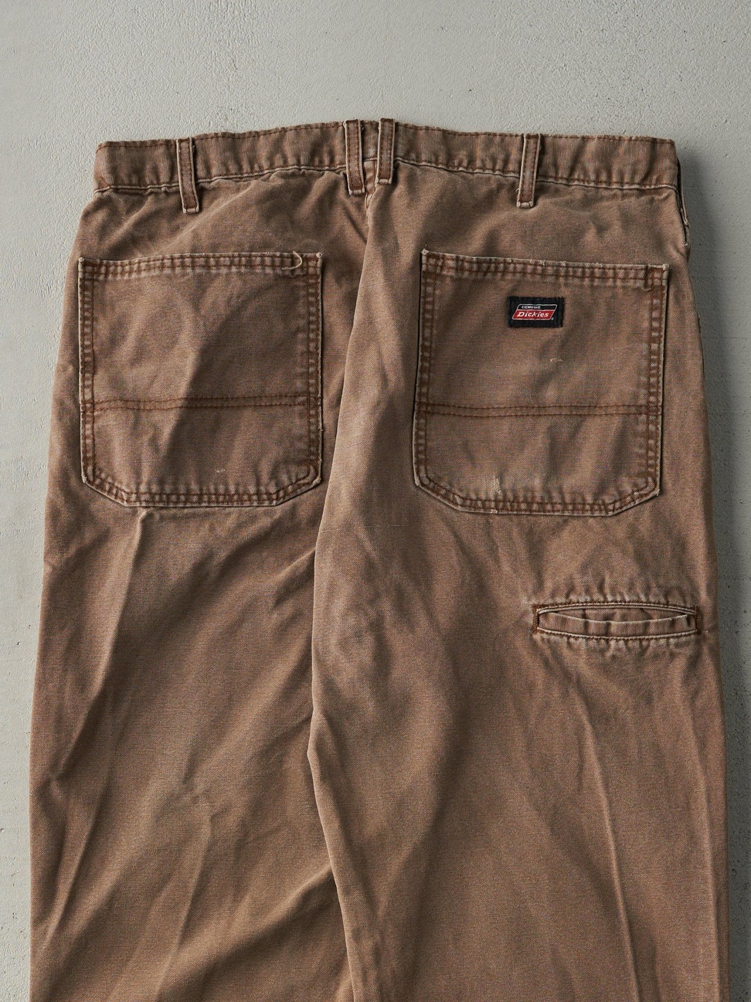 Vintage Y2K Faded Brown Dickies Work Pants (34x29.5)