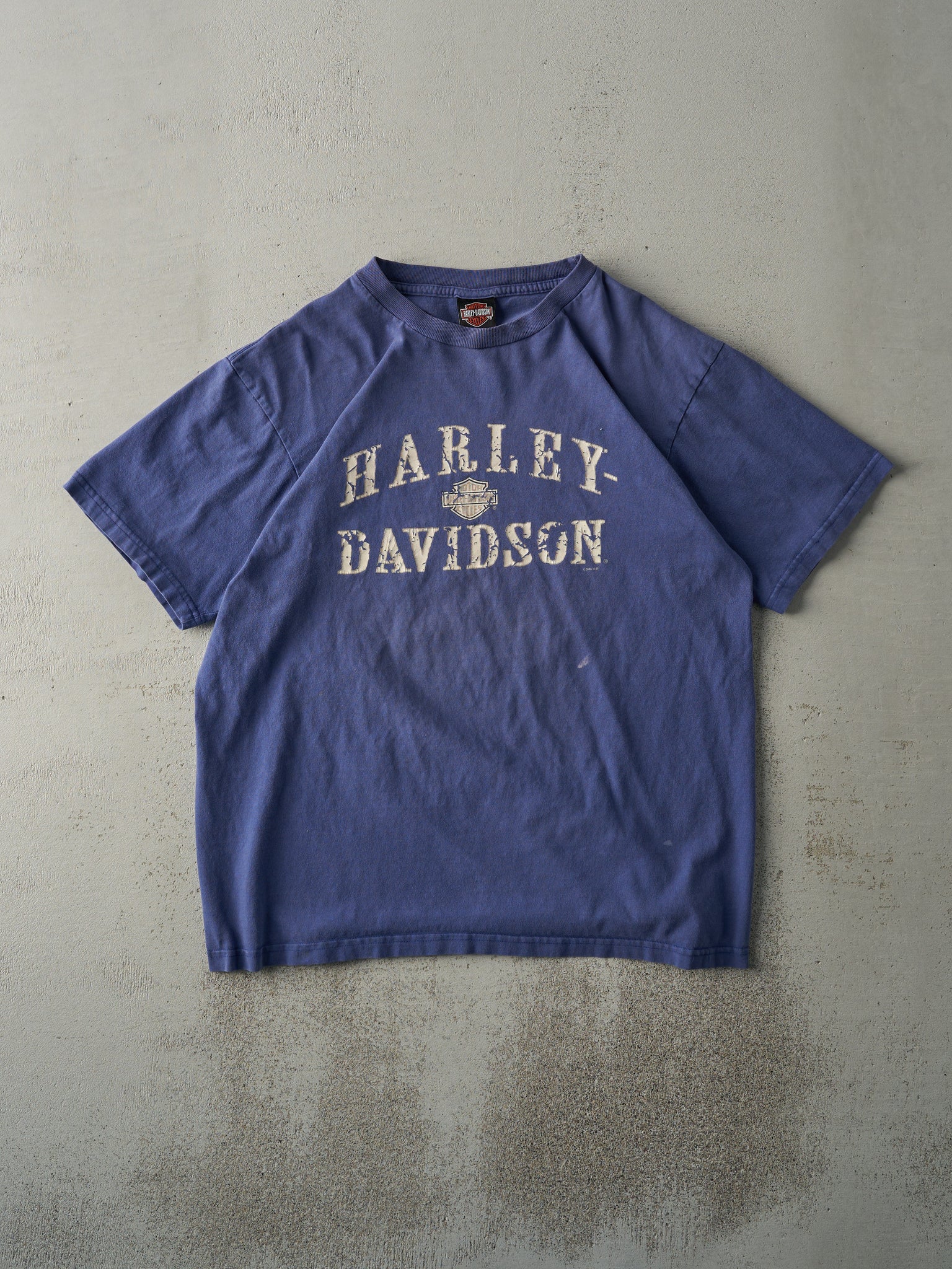 Vintage 06' Royal Blue Orlando Florida Harley Davidson Tee (M)