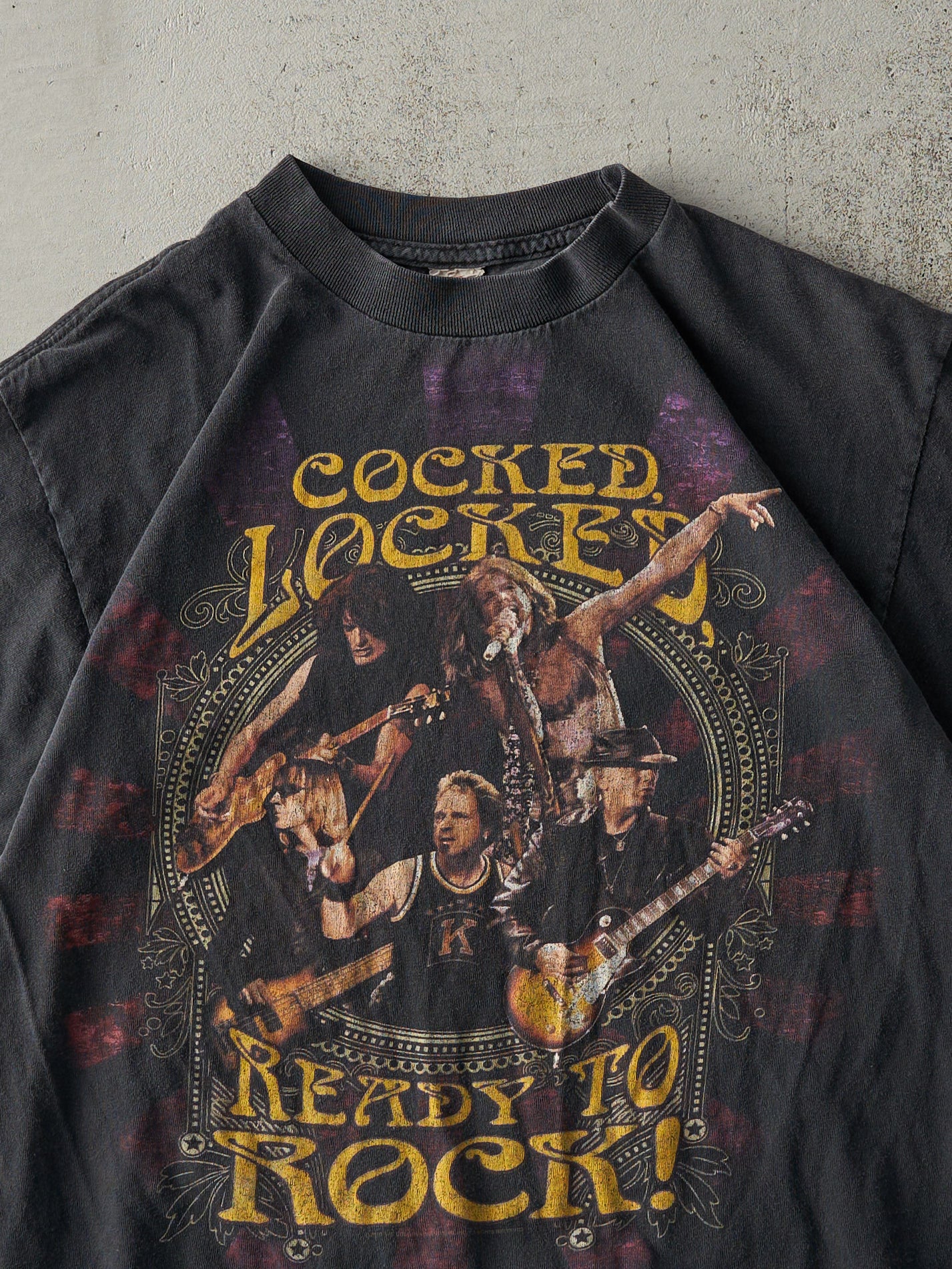 Vintage 10' Black Aerosmith Tour Tee (S)