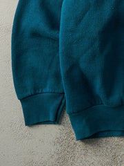 Vintage 80s Teal Blank Crewneck (L)