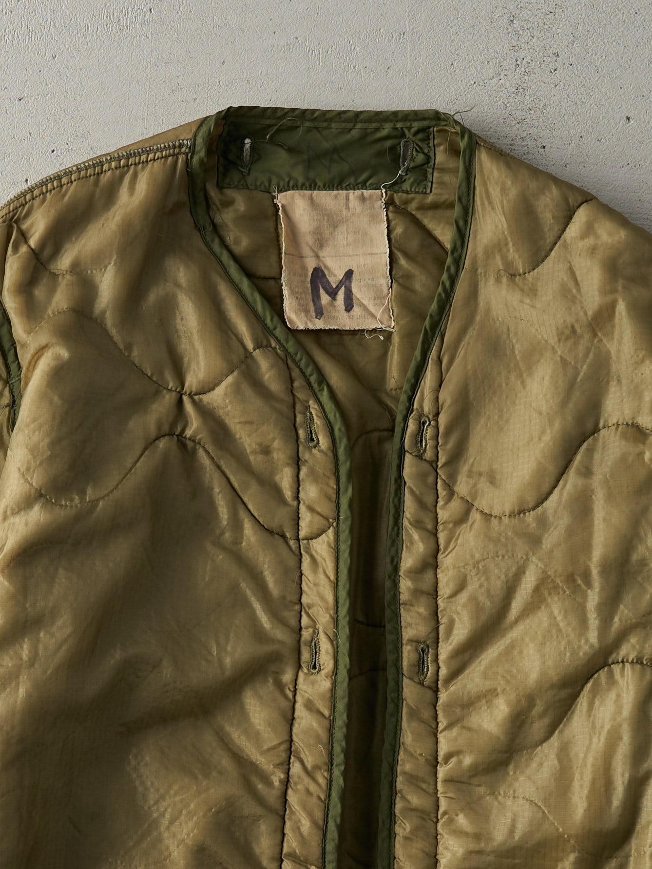 Vintage 90s Army Green Liner Jacket (M/L)