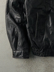 Vintage 80s Black Moores Leather Jacket (M)