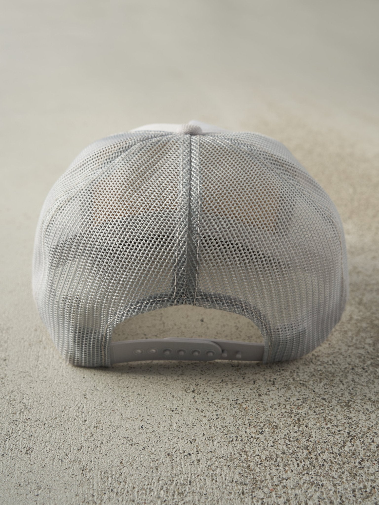 Vintage 90s Grey CJYM AM 133 Foam Trucker Hat