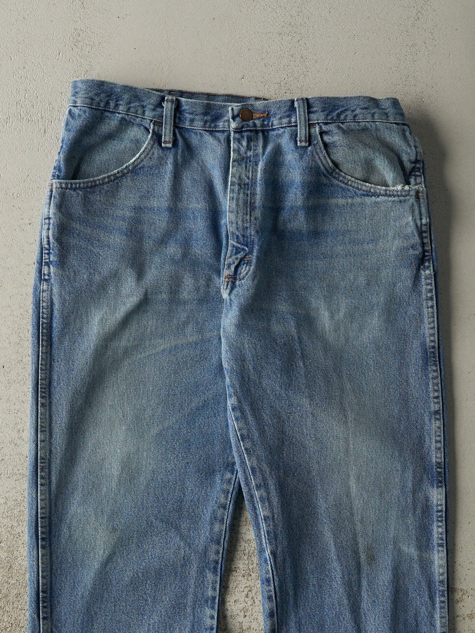 Vintage Y2K Mid Wash Rustler Jeans (35x31)