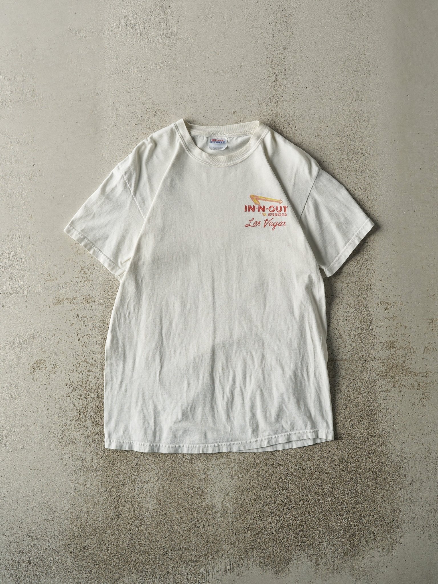 Vintage 02' White In-N-Out Burger Las Vegas Tee (S)
