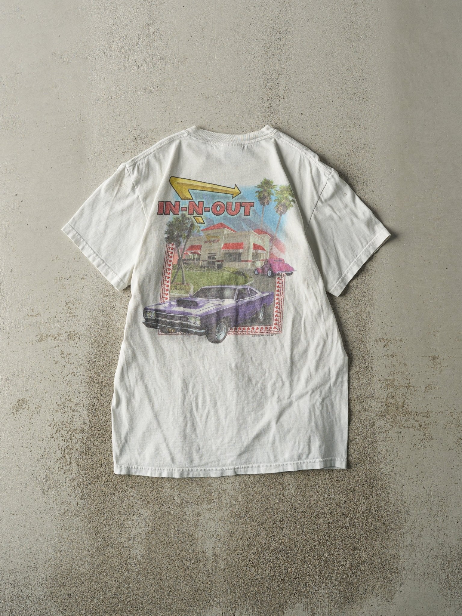 Vintage 02' White In-N-Out Burger Las Vegas Tee (S)