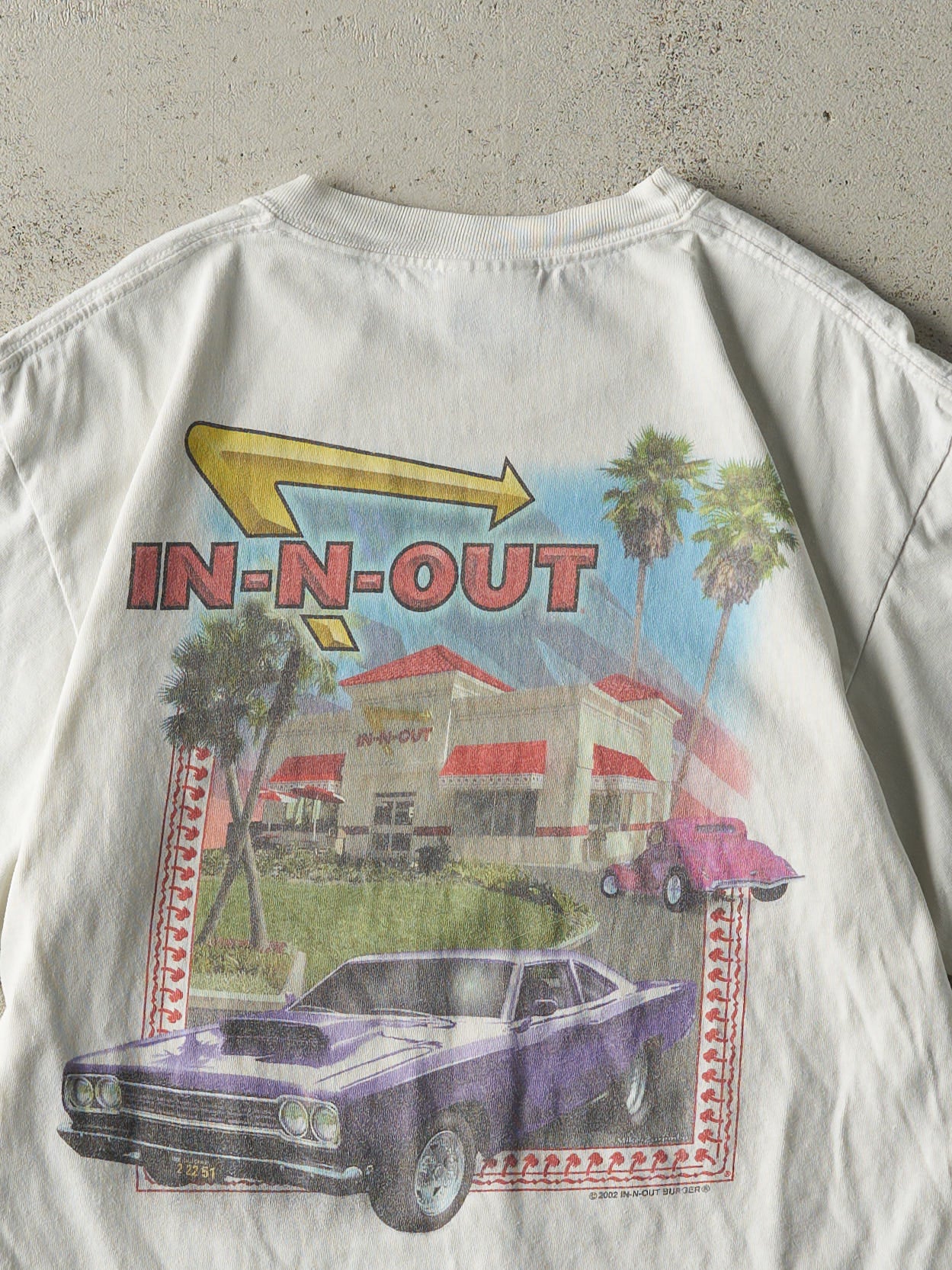 Vintage 02' White In-N-Out Burger Las Vegas Tee (S)