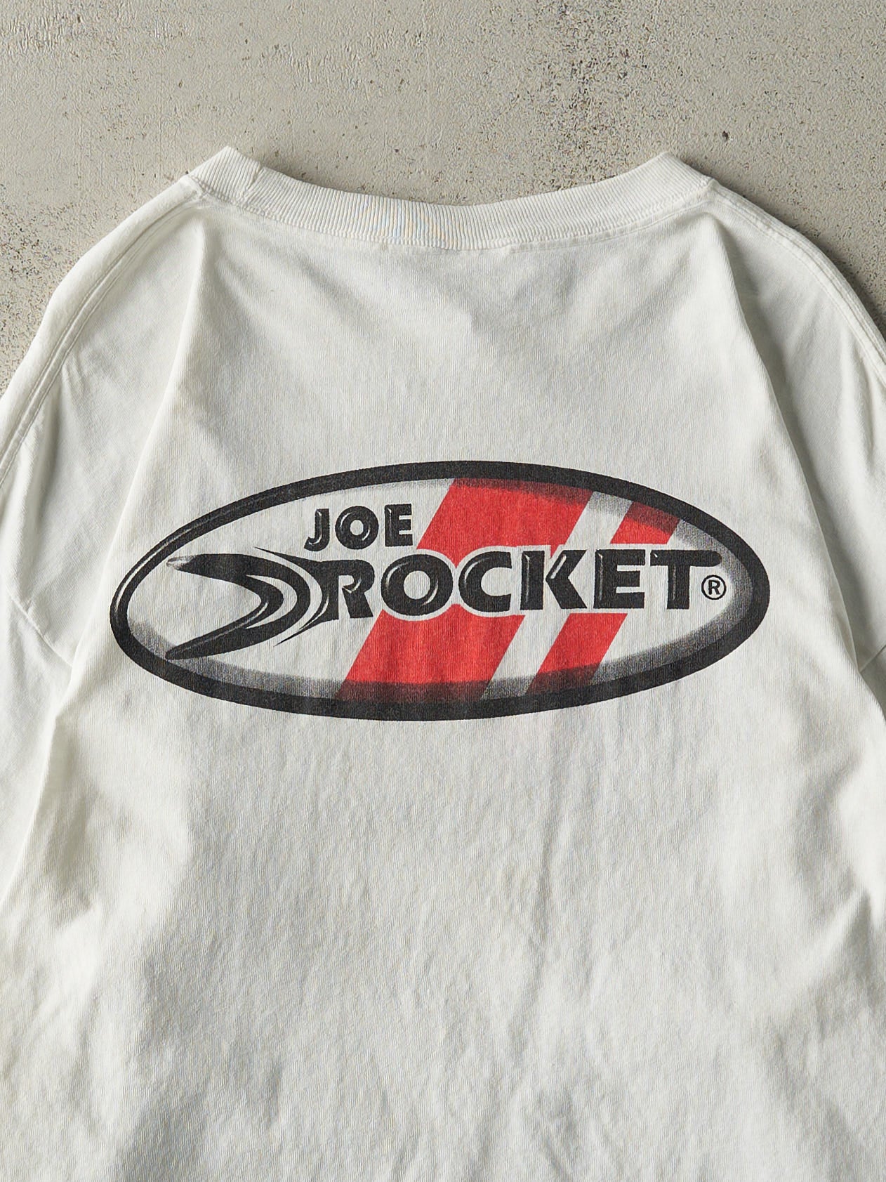 Vintage Y2K White Joe Rocket Long Sleeve (L/XL)
