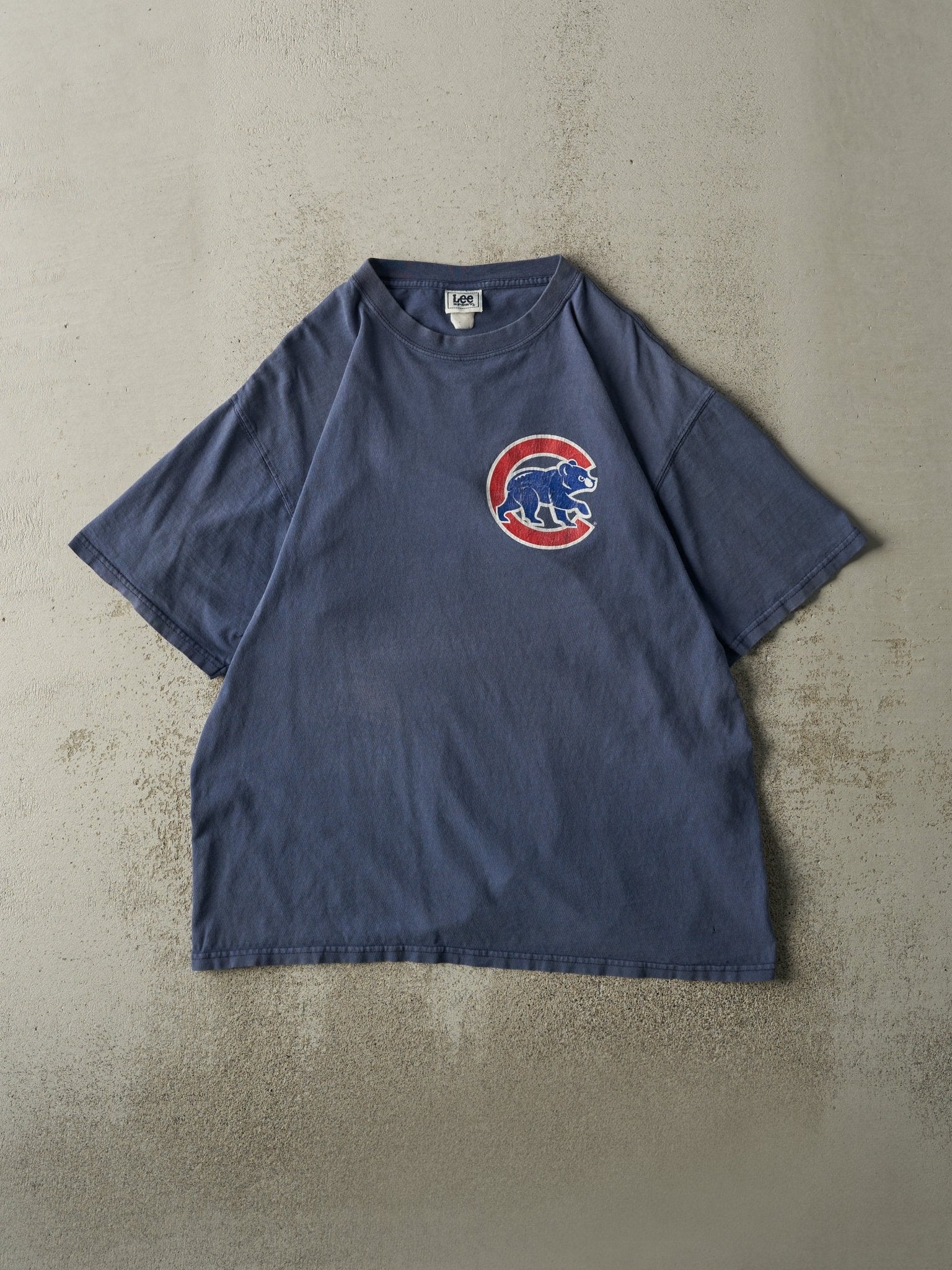 Vintage Y2K Navy Blue Chicago Cubs #31 Maddux Tee (M/L)