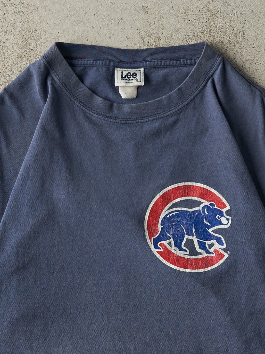 Vintage Y2K Navy Blue Chicago Cubs #31 Maddux Tee (M/L)