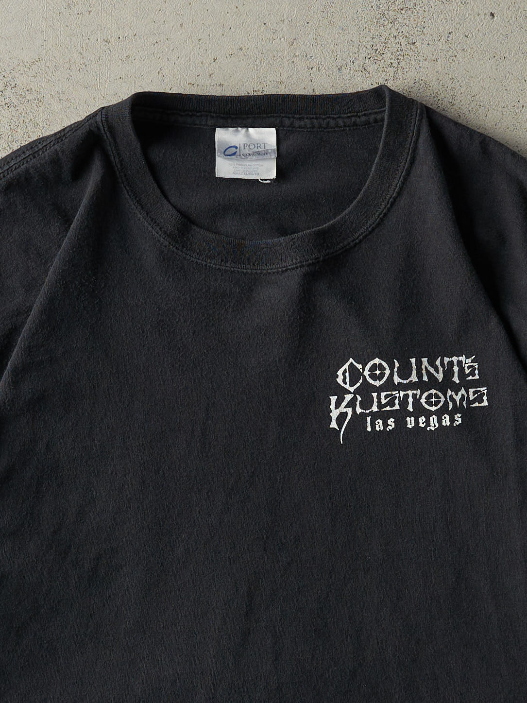 Vintage Y2K Black Count's Kustoms Tee (L)