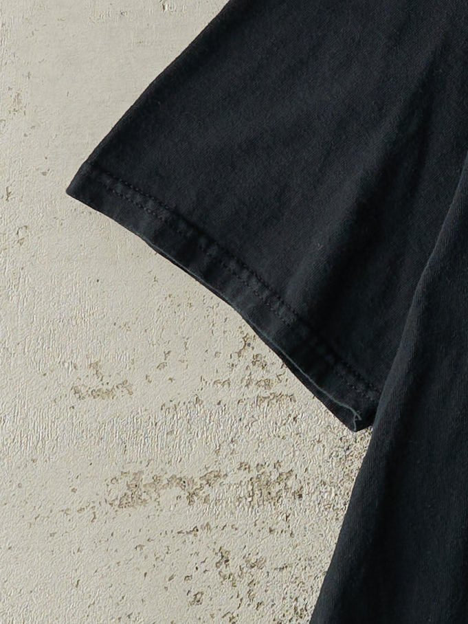 Vintage Y2K Black Rated R Slogan Tee (L/XL)