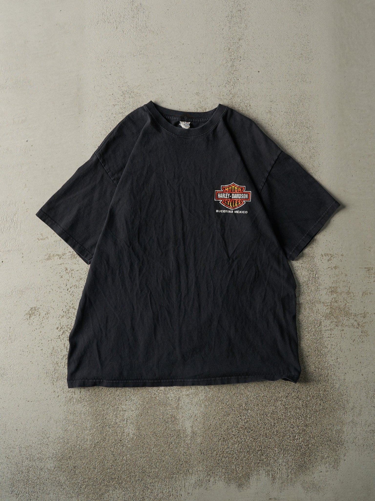 Vintage Y2K Black Mexico Harley Davidson Tee (L)