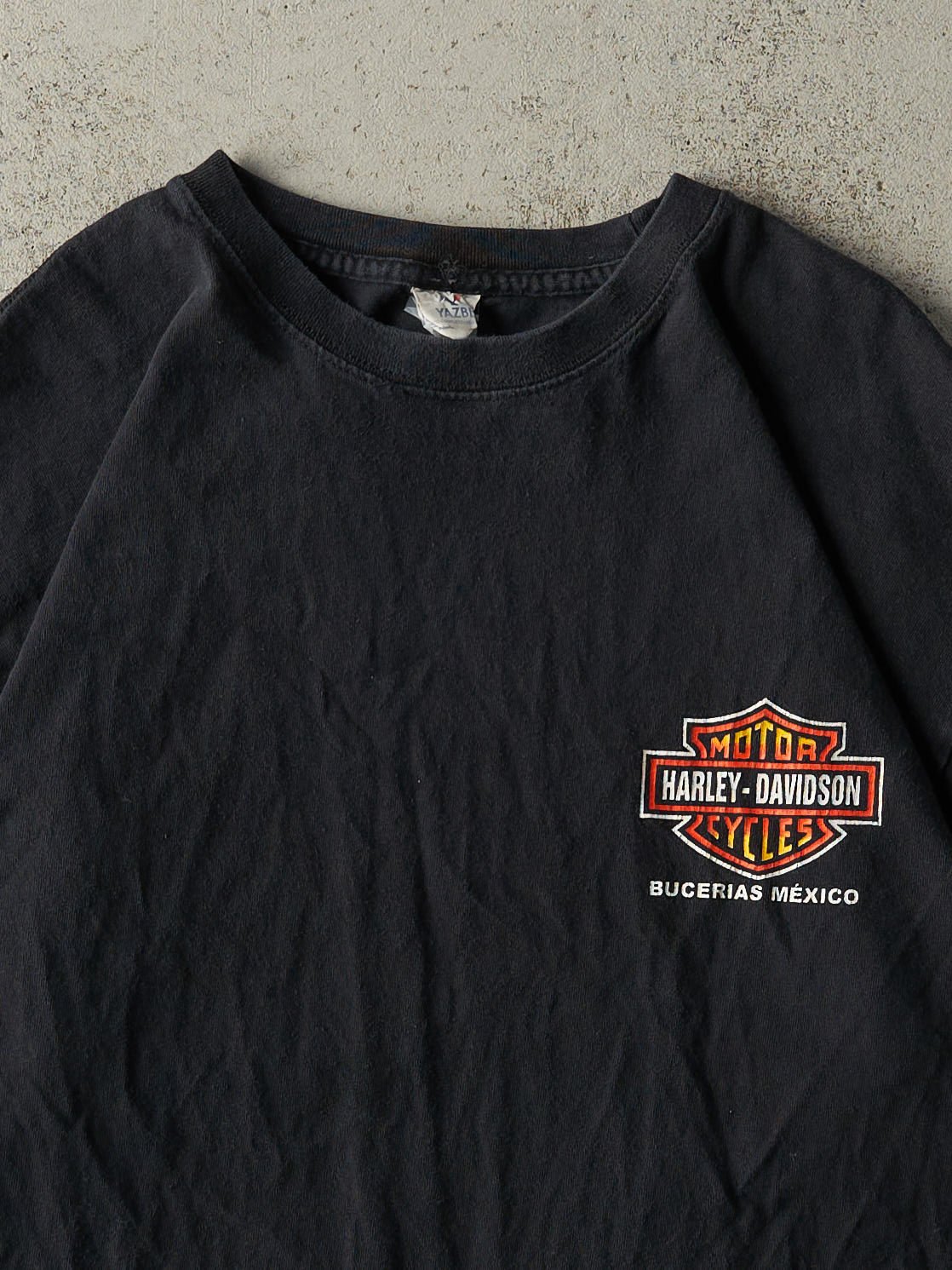 Vintage Y2K Black Mexico Harley Davidson Tee (L)