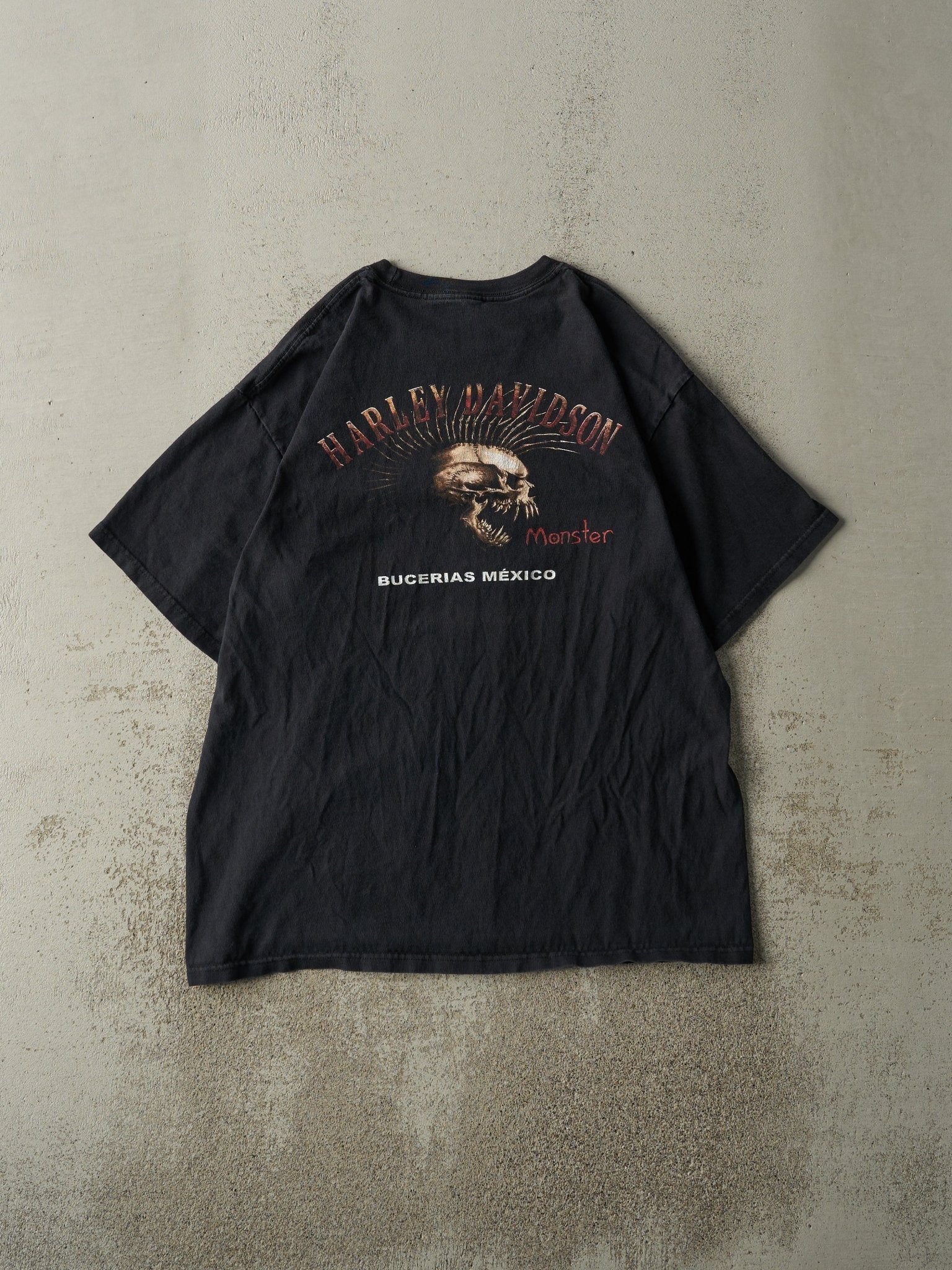Vintage Y2K Black Mexico Harley Davidson Tee (L)