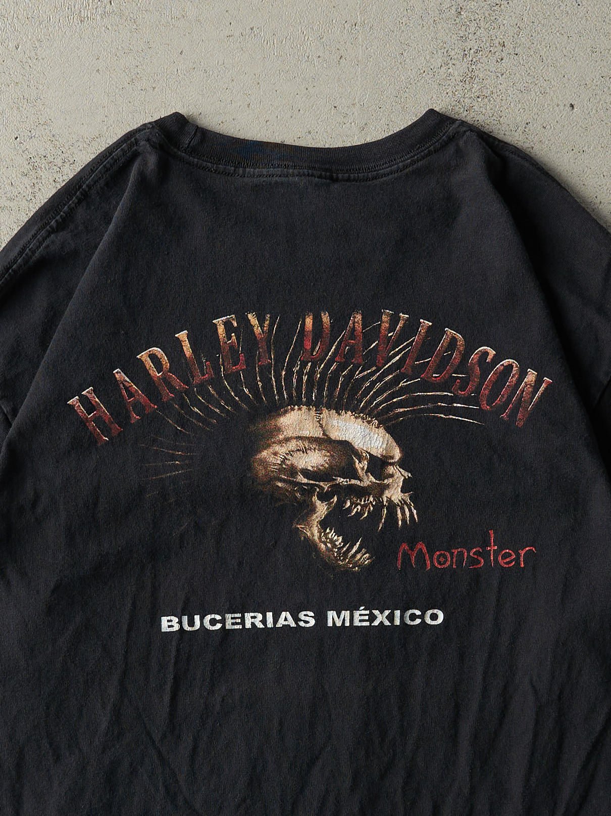Vintage Y2K Black Mexico Harley Davidson Tee (L)