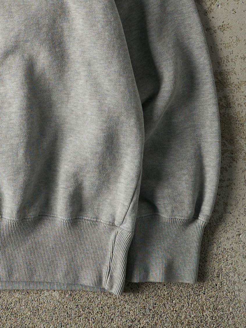 Vintage Y2K Grey Polo Crewneck (M)