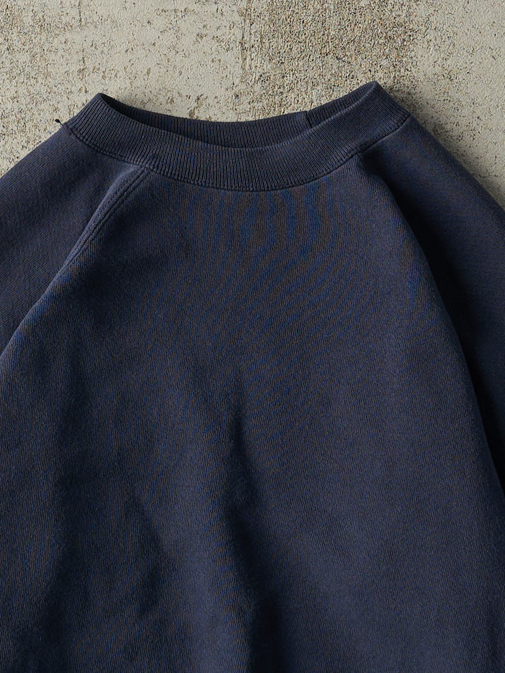 Vintage 90s Navy Blue Blank Crewneck (S/M)