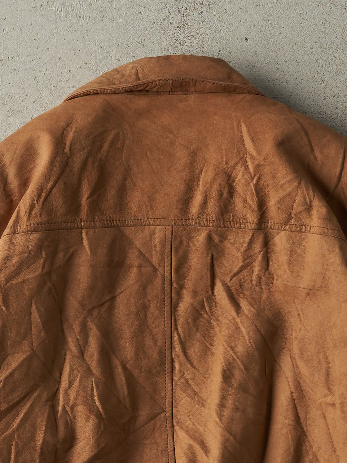 Vintage 90s Brown Outbrook Suede Leather Jacket (M)