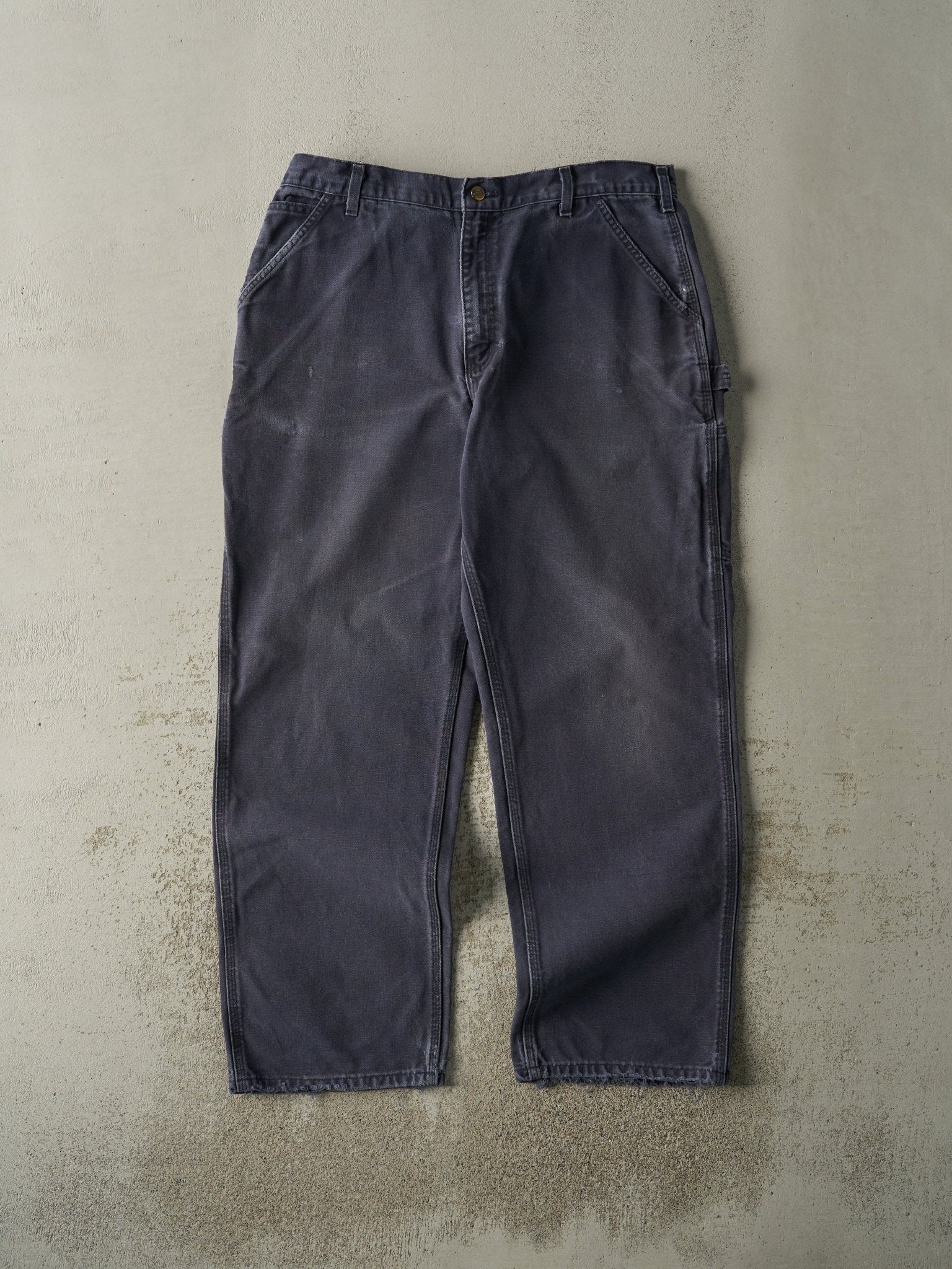 Vintage Y2K Navy Blue Carhartt Carpenter Pants (36x30.5)