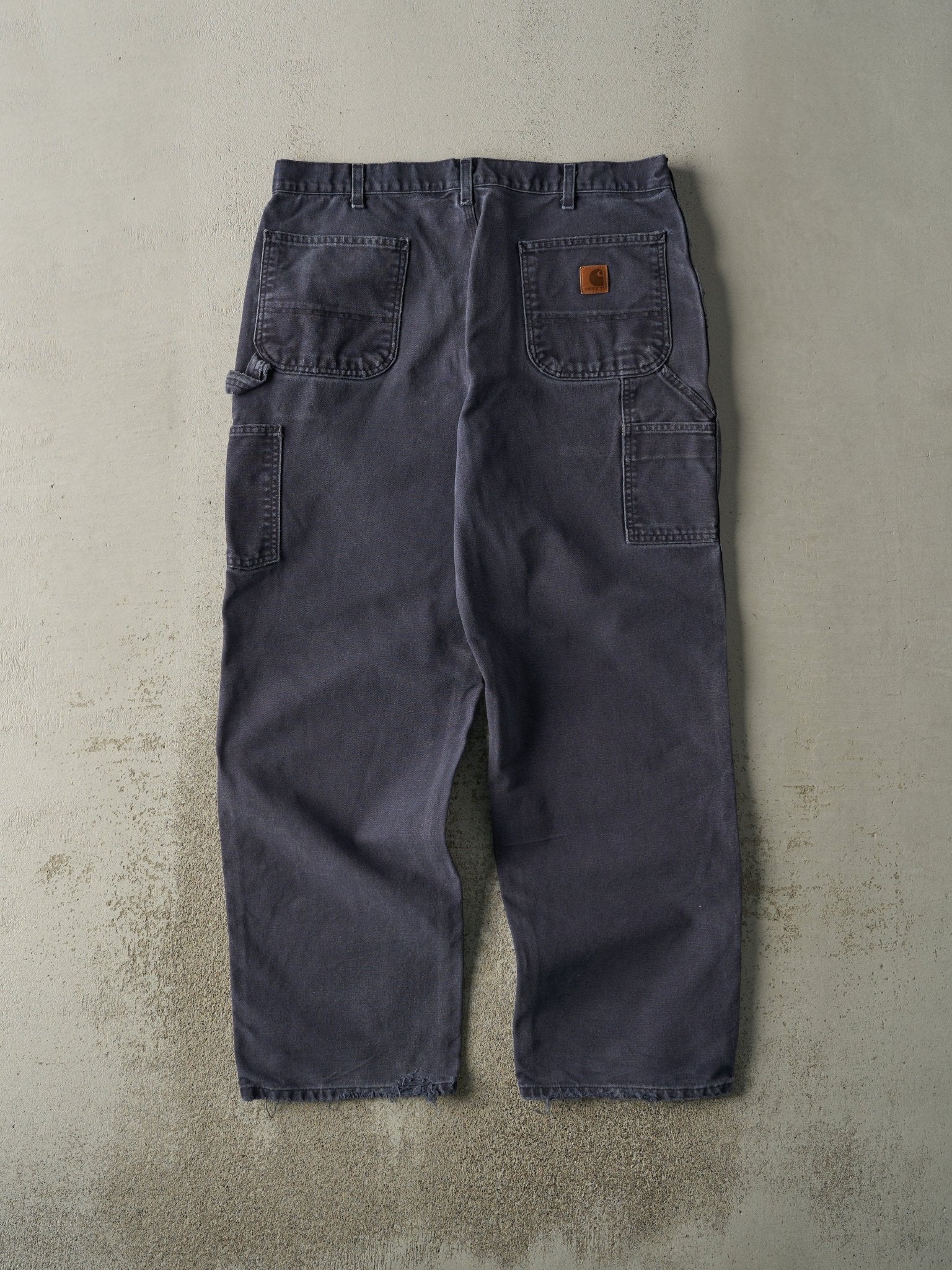 Vintage Y2K Navy Blue Carhartt Carpenter Pants (36x30.5)