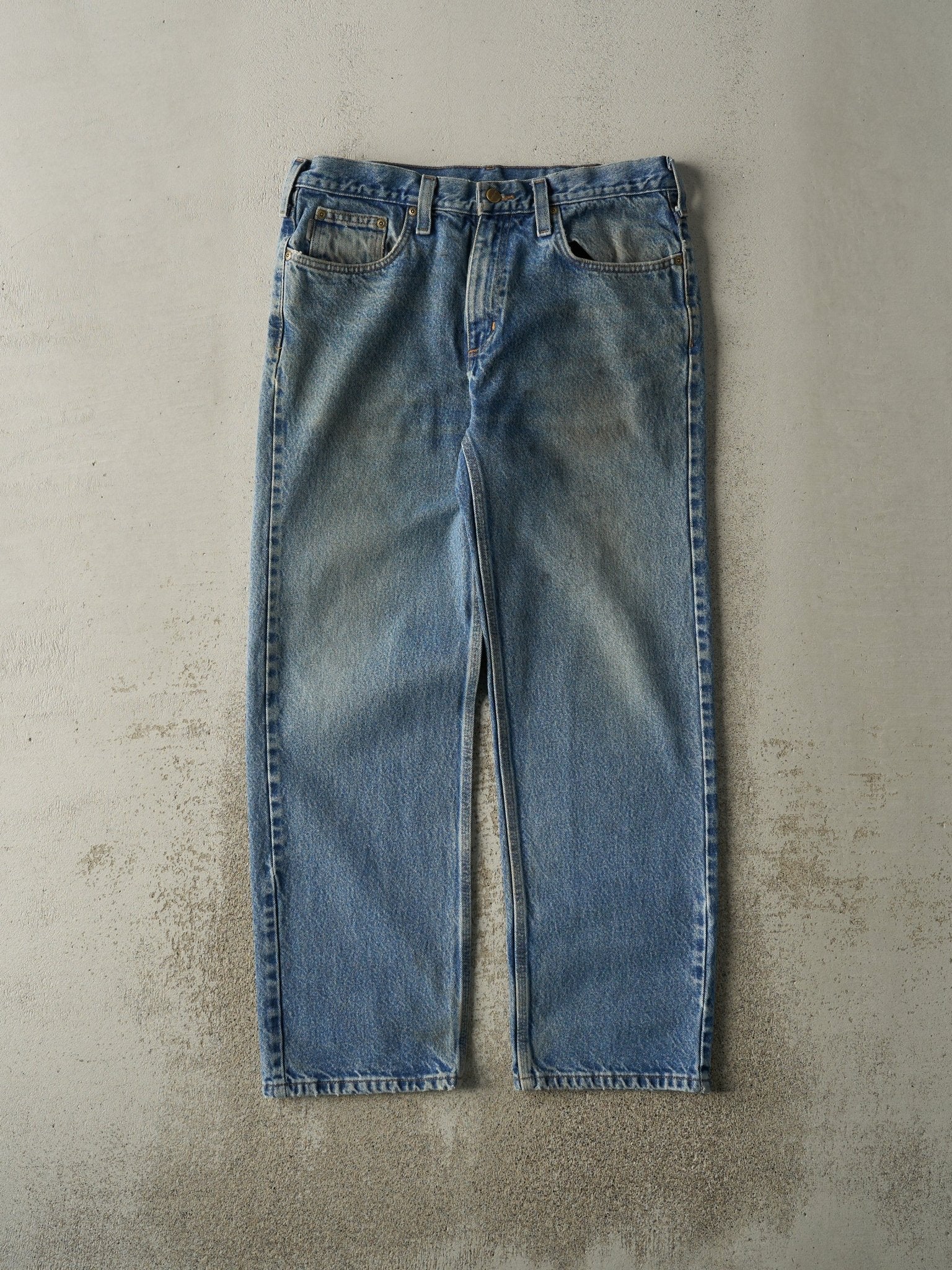 Vintage 90s Mid Wash Carhartt Jeans (34x30)