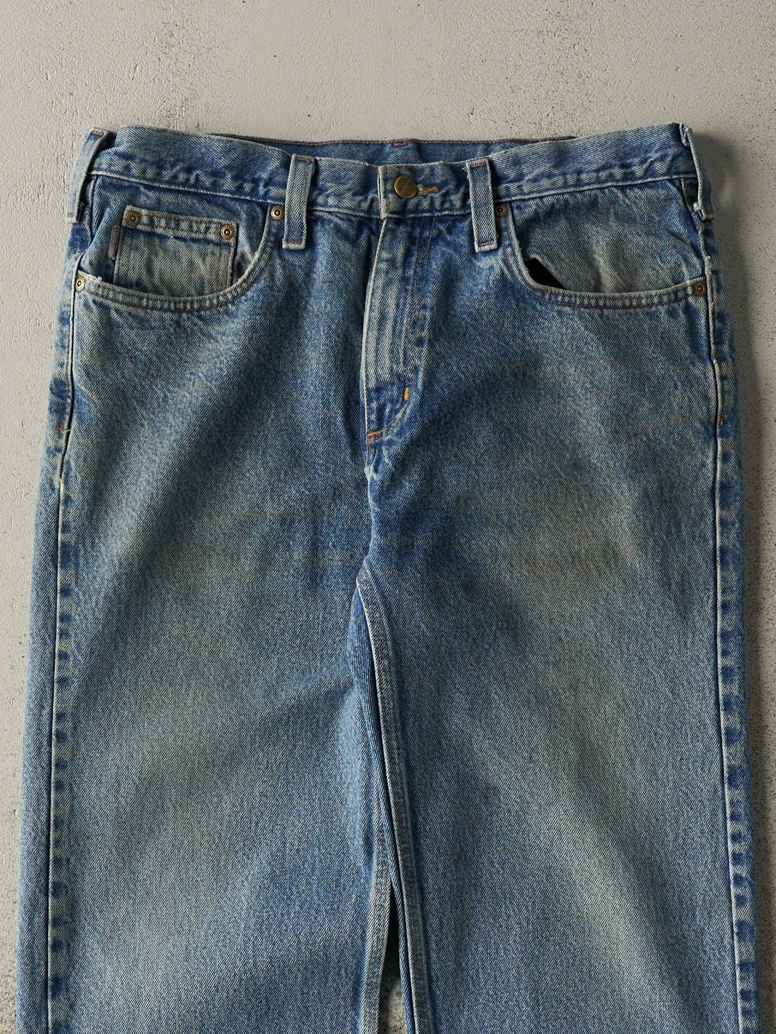 Vintage 90s Mid Wash Carhartt Jeans (34x30)