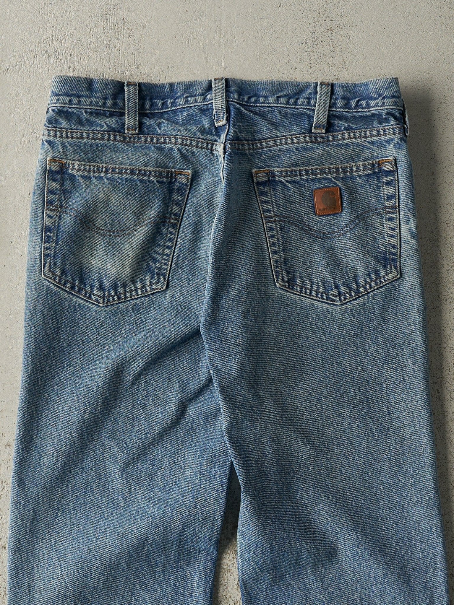 Vintage 90s Mid Wash Carhartt Jeans (34x30)